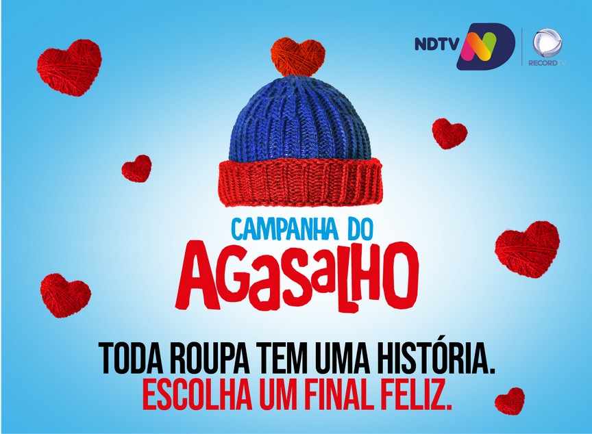 NDTV Record TV dá início à 23ª edição da Campanha do Agasalho