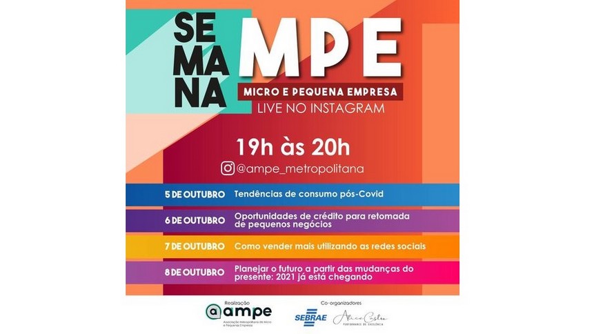 Hoje Ampe Metropolitana Promove A Semana Da Micro E Pequena Empresa