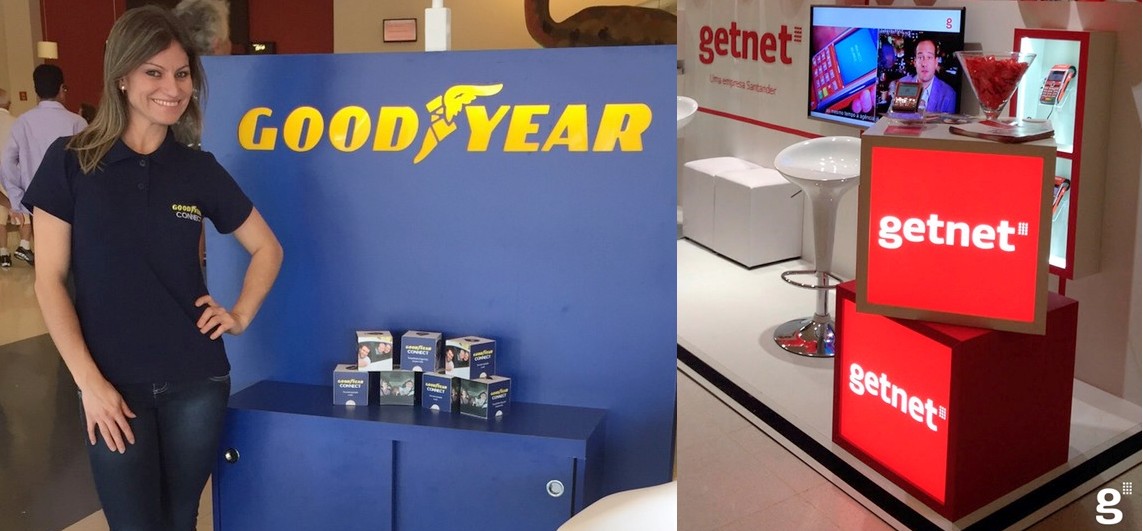 The Group desenvolve quiosques para GetNet e Goodyear para apresentar novos produtos em espaços com grande movimento de pessoas