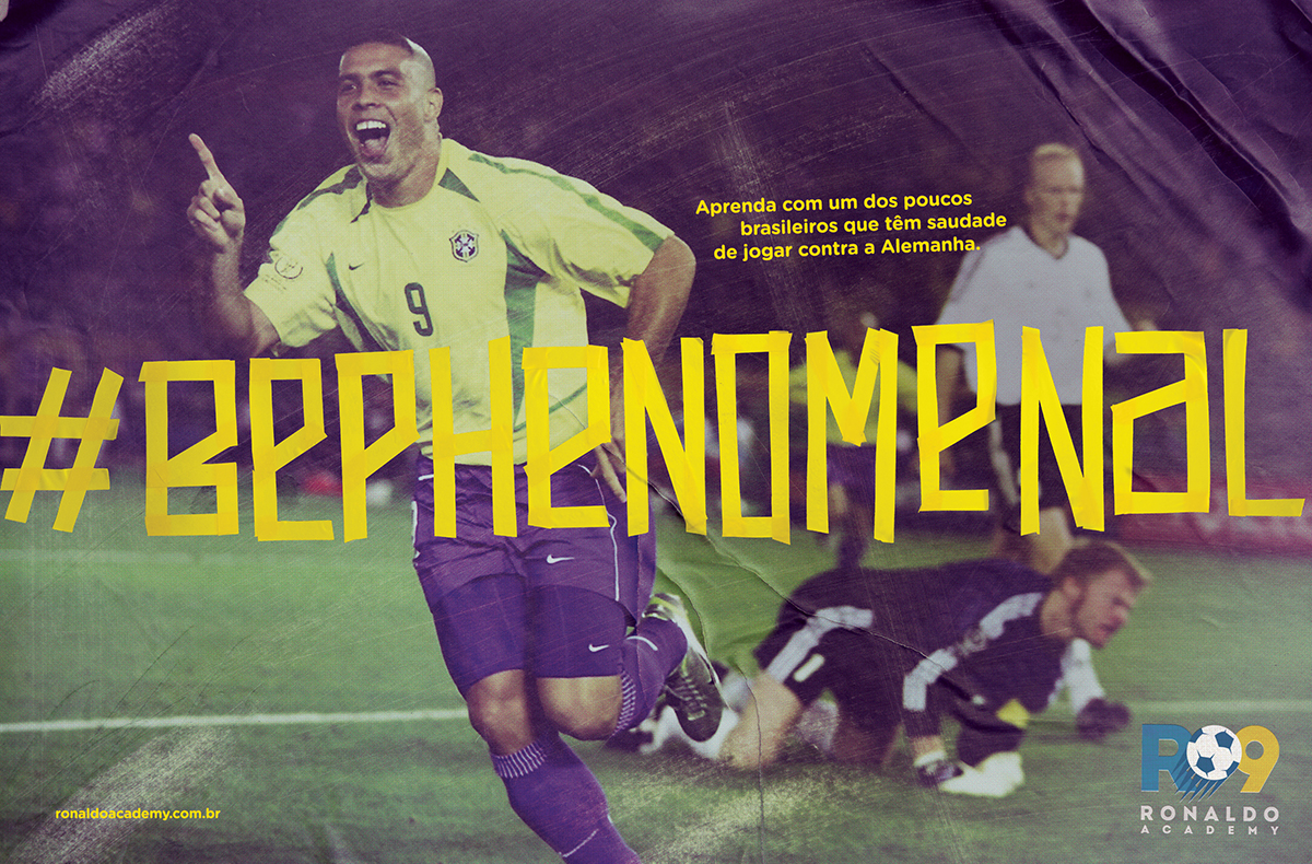 Ronaldo Academy lança campanha #bephenomenal criada pela Peppery