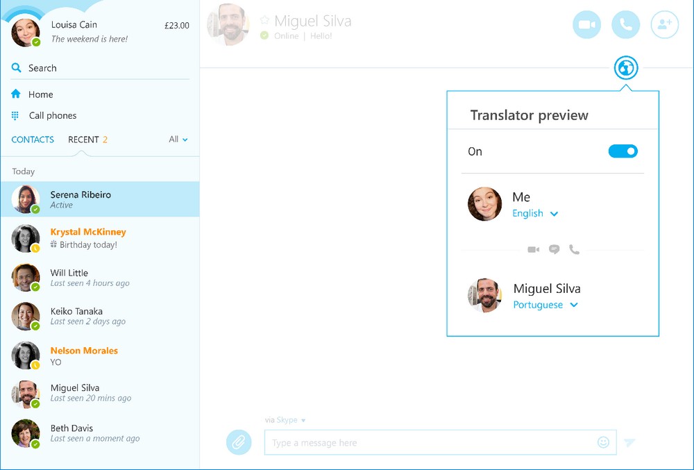 Skype adiciona Português à lista de idiomas de tradução de conversas de  áudio em tempo real - Acontecendo Aqui