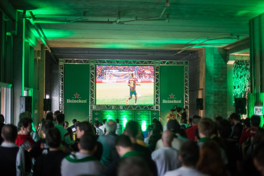 Heineken prepara exibição especial da final da UEFA Champions League em Florianópolis