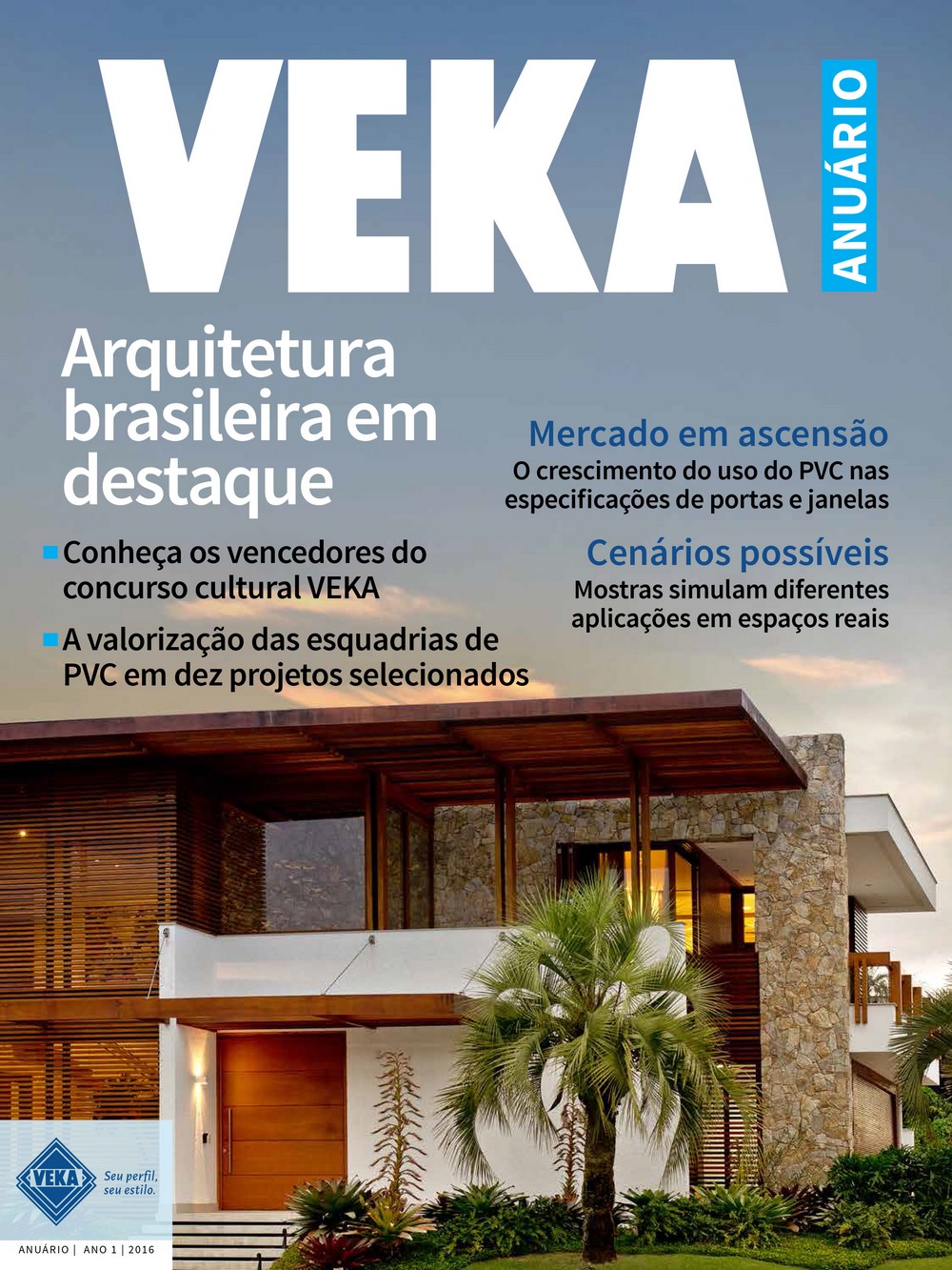 Anuário de arquitetura da VEKA Brasil é lançado na Casa Cor São Paulo