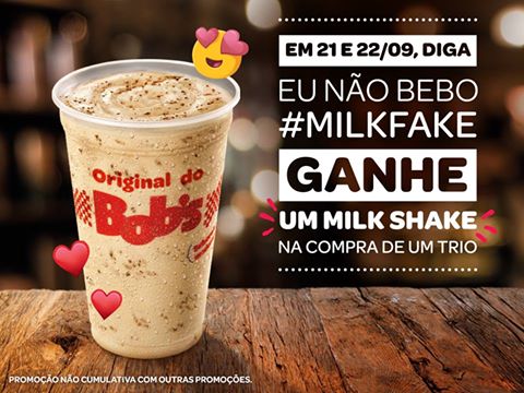 Bob's perde milk-shake de Ovomaltine para o McDonald's