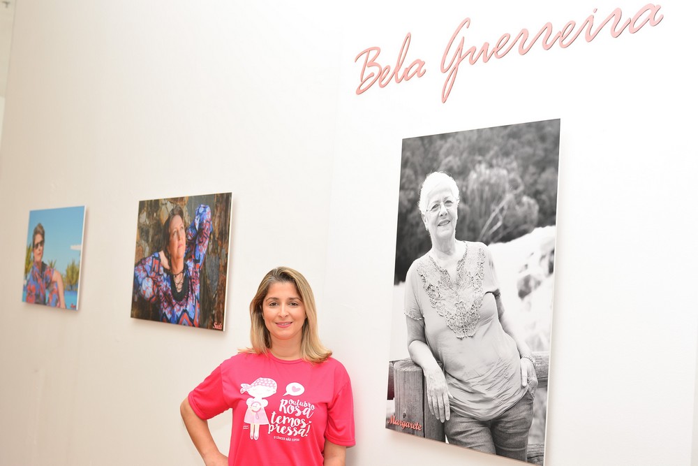 Floripa Shopping recebe exposição de Grazi Gandolfi que evidencia a luta de mulheres contra o câncer de mama