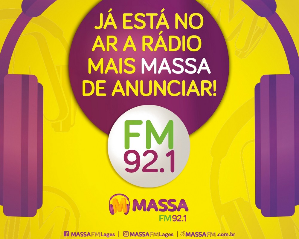 Grupo SCC lança rádio Massa FM na Serra Catarinense