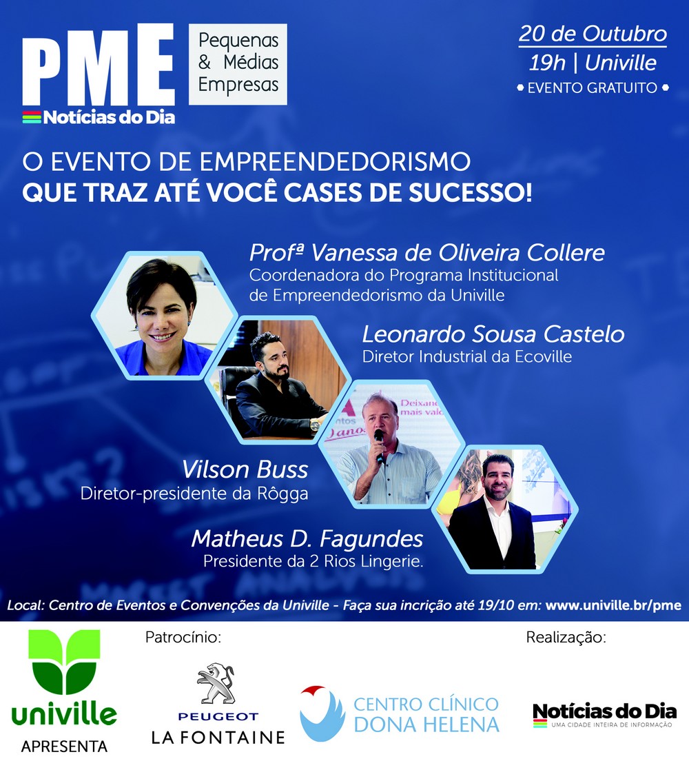 Nd Joinville Publica Reportagens Sobre Empreendedorismo E Promove Evento Com Palestras De Ideias