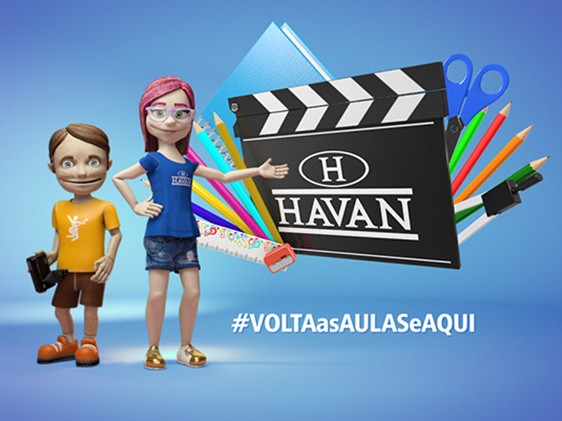 KaffeFilms apresenta nova campanha de volta às aulas da Havan com animações em 3D