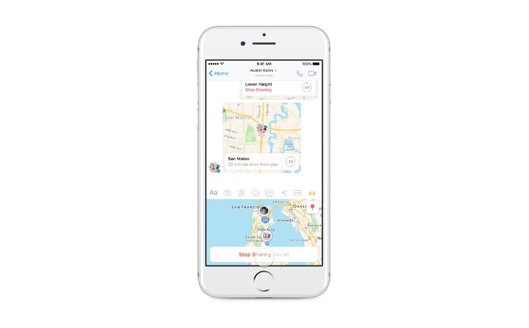 Messenger libera opção de compartilhar localização com amigos em tempo real