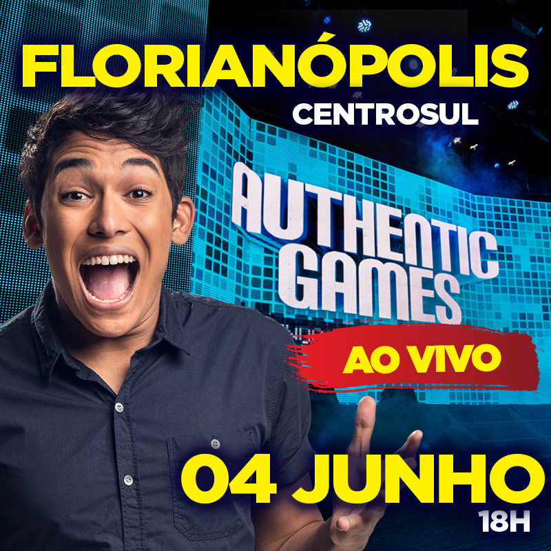 Orth Produções traz youtuber do canal Authentic Games para apresentação de espetáculo em Florianópolis