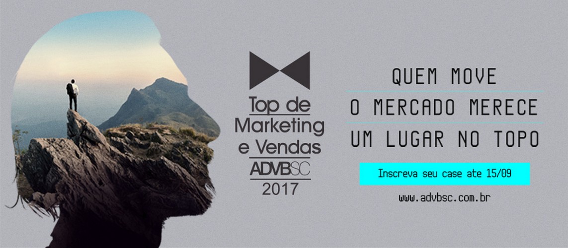 Abertas as inscrições para o Prêmio Top de Marketing e Vendas ADVB/SC 2017