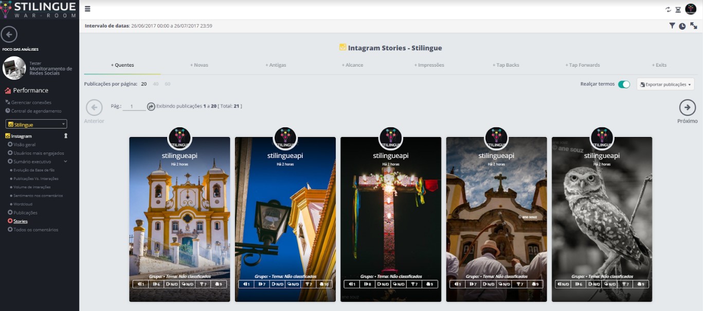 Stilingue lança serviço que permite monitorar Instagram Stories