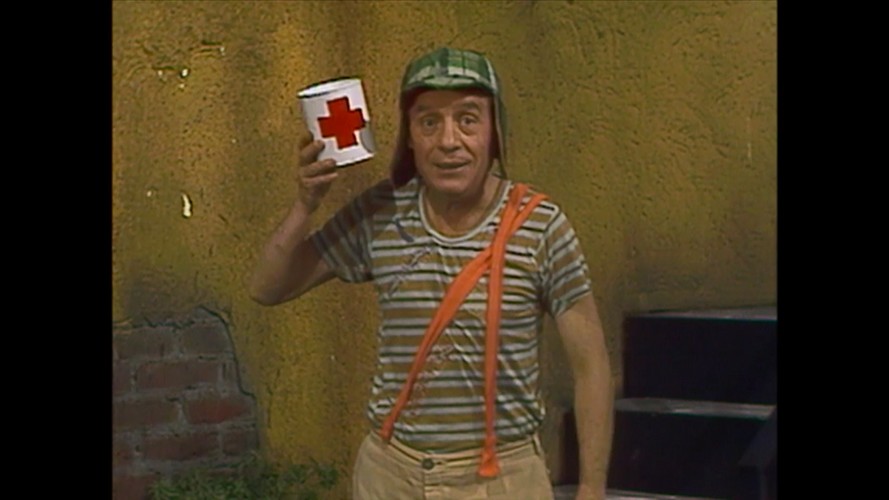 Chaves, Chiquinha e Nhonho em campanha do SBT que apoia a doação de sangue