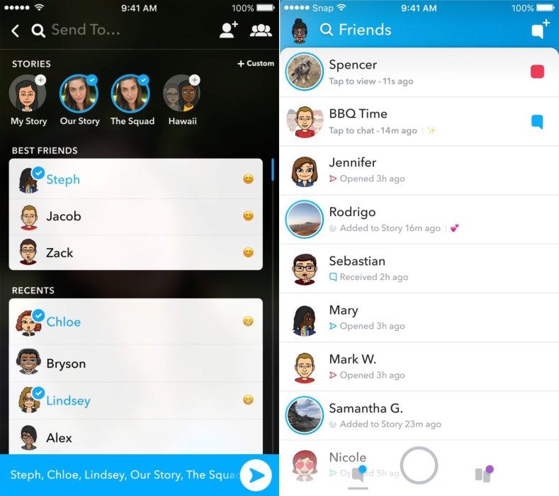 Snapchat começa a liberar nova versão do aplicativo