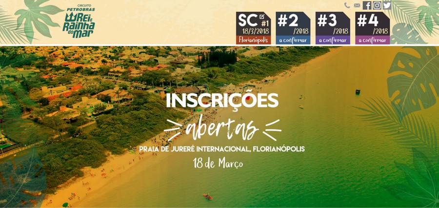 Circuito Petrobras Rei e Rainha do Mar traz embaixadores à capital catarinense