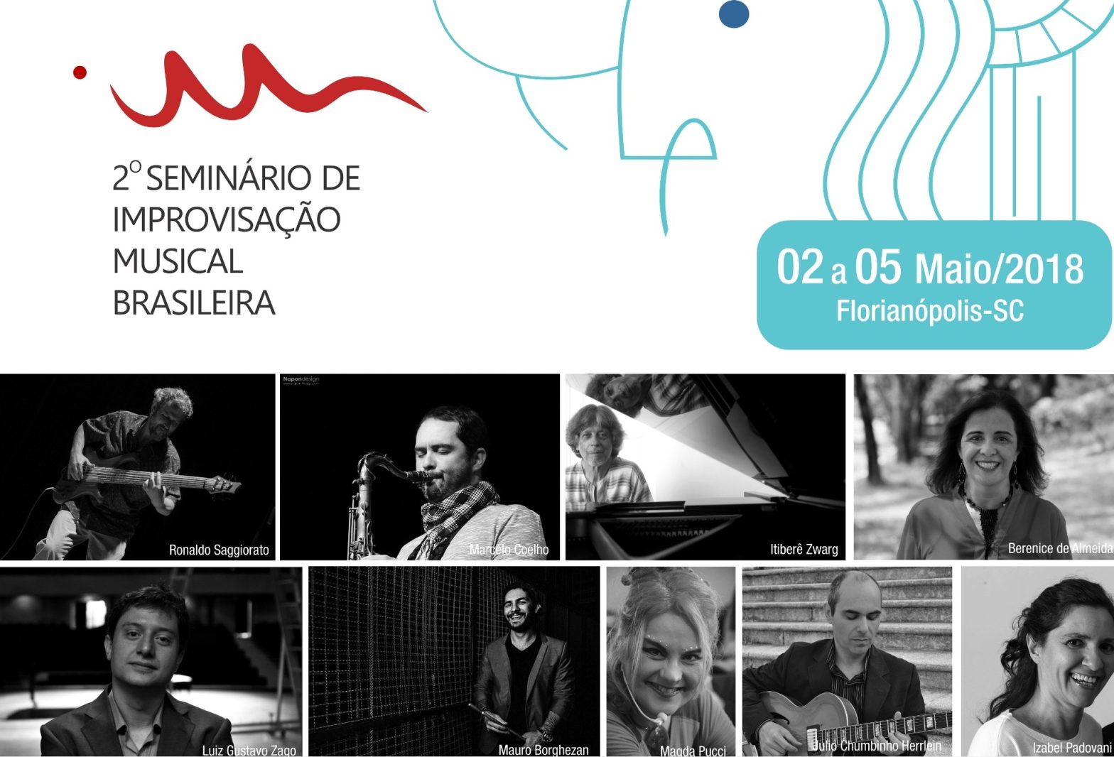 2º Seminário de Improvisação Musical Brasileira está com inscrições abertas para oficinas e práticas musicais gratuitas