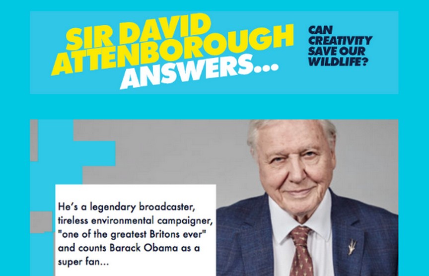 CANNES 18 | Sir David Attenborough será uma das atrações do dia 21 de Cannes Lions