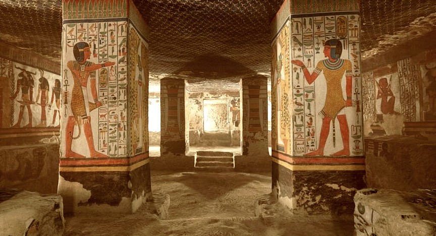 Tour virtual permite visitar tumba da rainha egípcia Nefertari