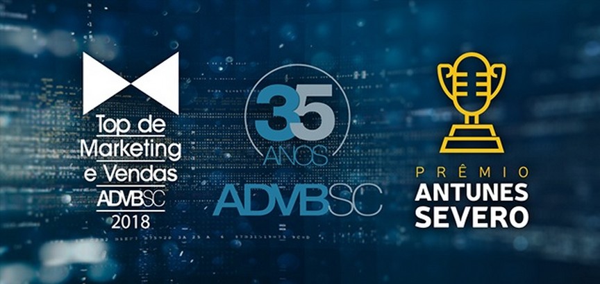 ADVB/SC apresenta lista de vencedores do Prêmio Top de Marketing e Vendas 2018