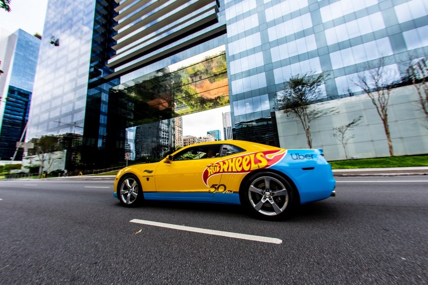 Hot Wheels e Uber promovem uma experiência exclusiva