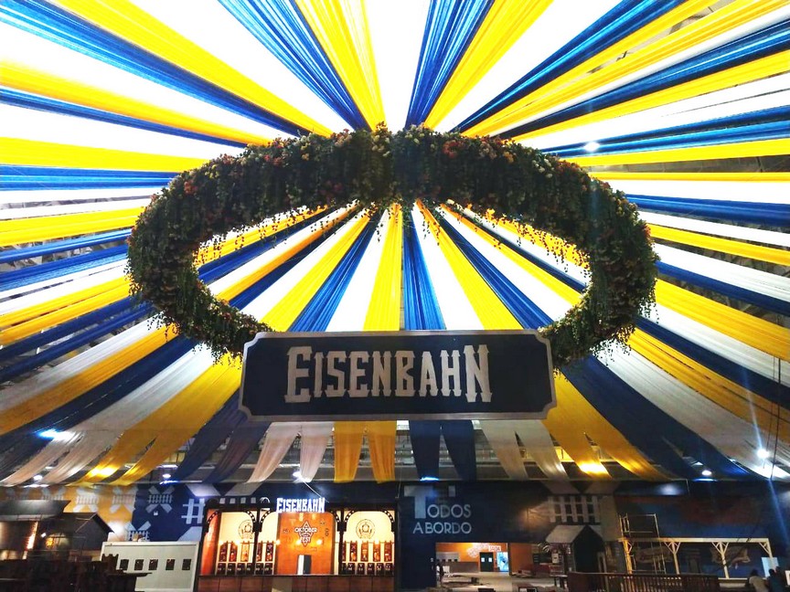 Eisenbahn é a principal patrocinadora da 35ª edição da Oktoberfest Blumenau