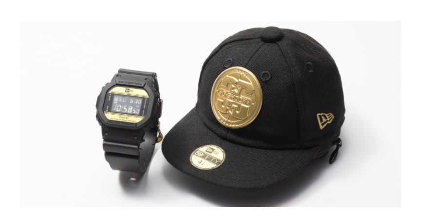 Casio em parceria com New Era celebram relógio referência dos anos 80