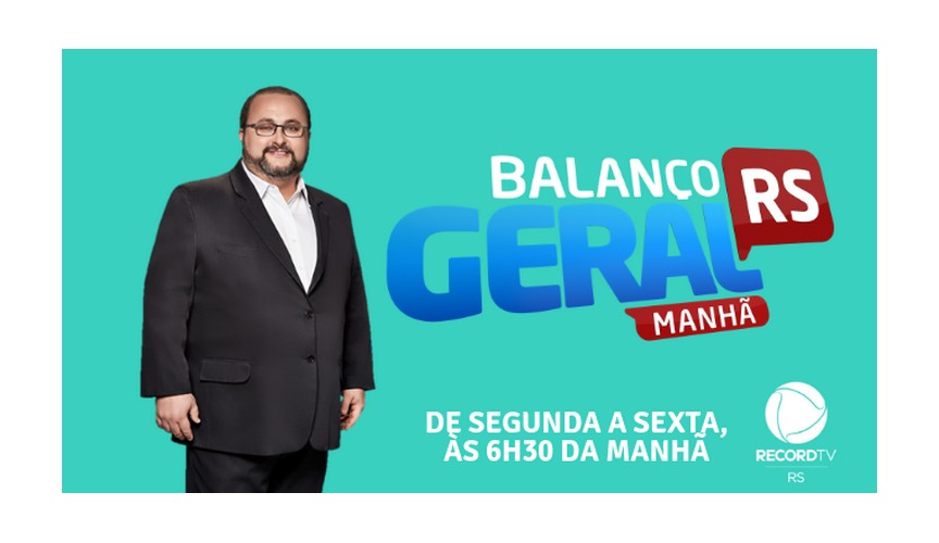 Record TV RS estreia novo noticiário local: Balanço Geral Manhã