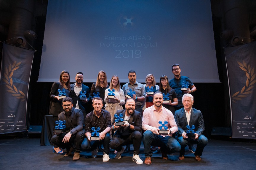 Vencedores do 4º Prêmio ABRADi Profissional Digital são reconhecidos durante a festa de celebração do #404DigitalDay