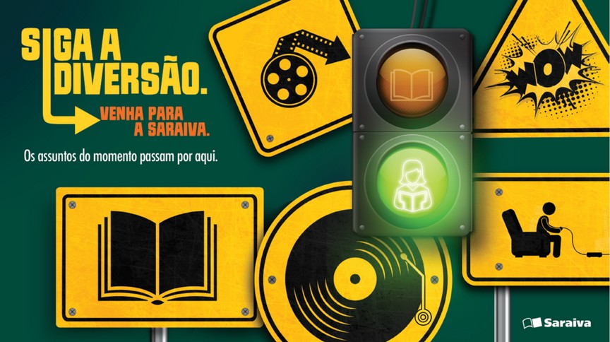 Saraiva lança campanha “Siga a Diversão” e convida público a curtir o melhor do entretenimento
