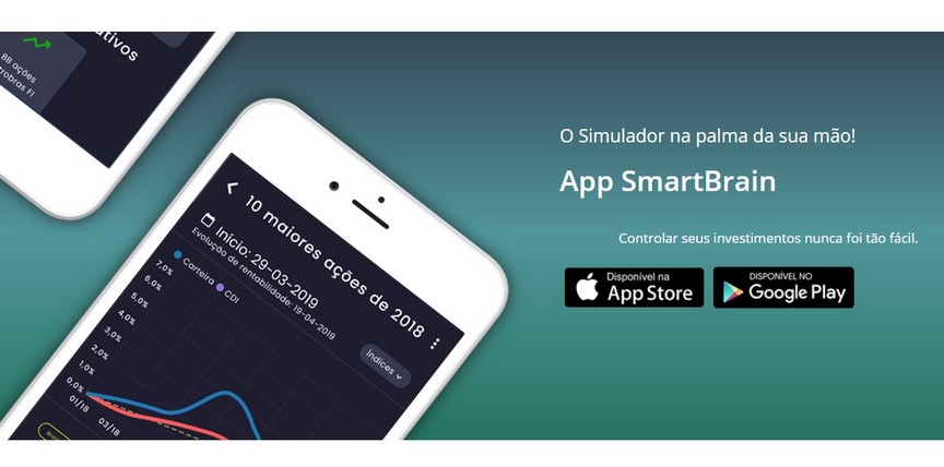Fintech SmartBrain lança app gratuito para simulação e controle de investimentos
