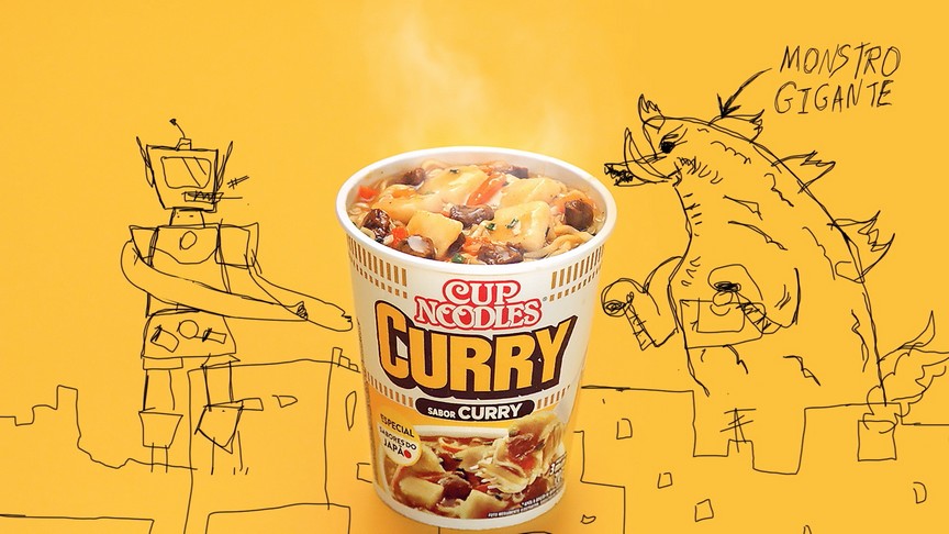 Nissin e Dentsu Brasil apresentam campanha para o novo Cup Noodles Curry