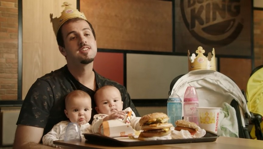 David cria ação para o Burger King que anuncia volta do Whopper à promoção King em Dobro