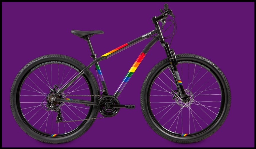 Caloi lança modelo de bicicleta que apoia a comunidade LGBTQI+