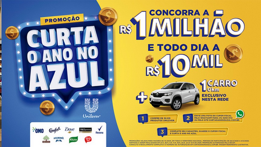 Consumidor vai curtir o ano no azul em campanha milionária da Unilever