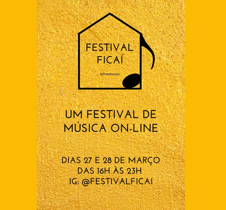 Artistas catarinenses apresentam o festival de música online FicaAí nesta sexta (27)