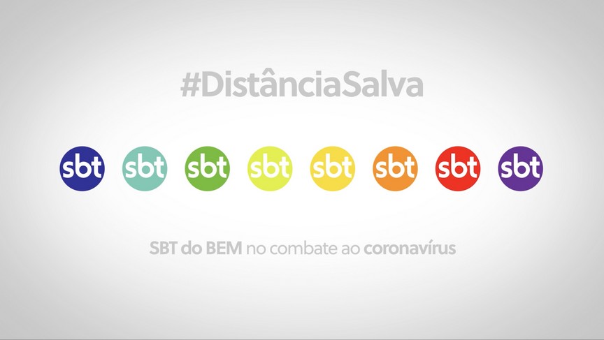 SBT separa cores da sua marca para incentivar o distanciamento social