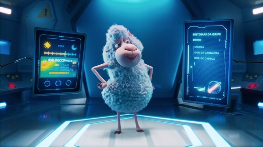 Naldecon apresenta campanha com animação em 3D
