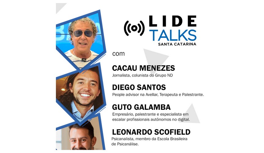 Cacau Menezes e Guto Galamba estarão no próximo LIDE Talks
