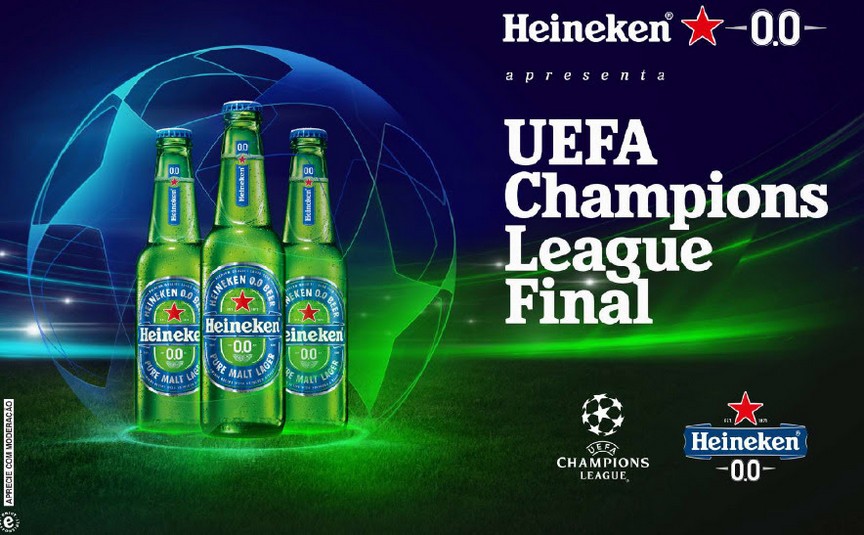 Heineken inverte lugar de jogadores e torcedores com a UEFA Champions League Final