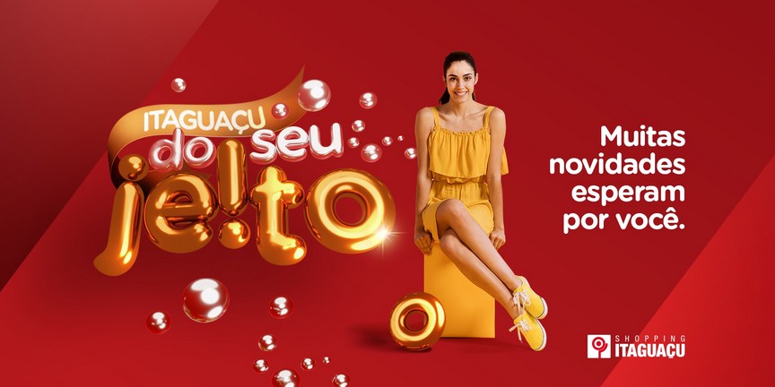 Nova campanha do Shopping Itaguaçu traz lançamento de novo site e modalidade de pagamentos online