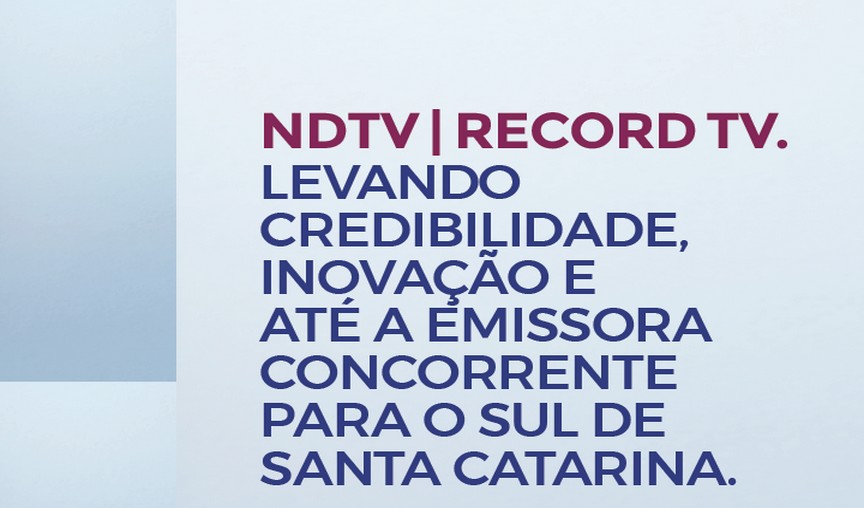 NDTV cutuca NSCTV em Criciúma
