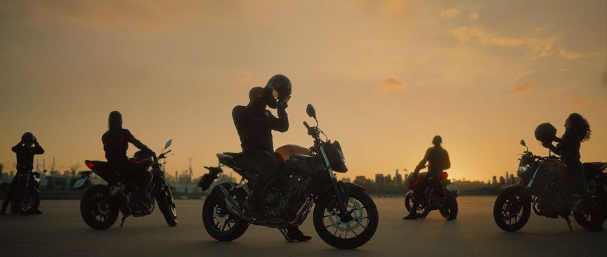Inspirada nos filmes de ação, nova campanha da Honda Motos apresenta o modelo CB 500F