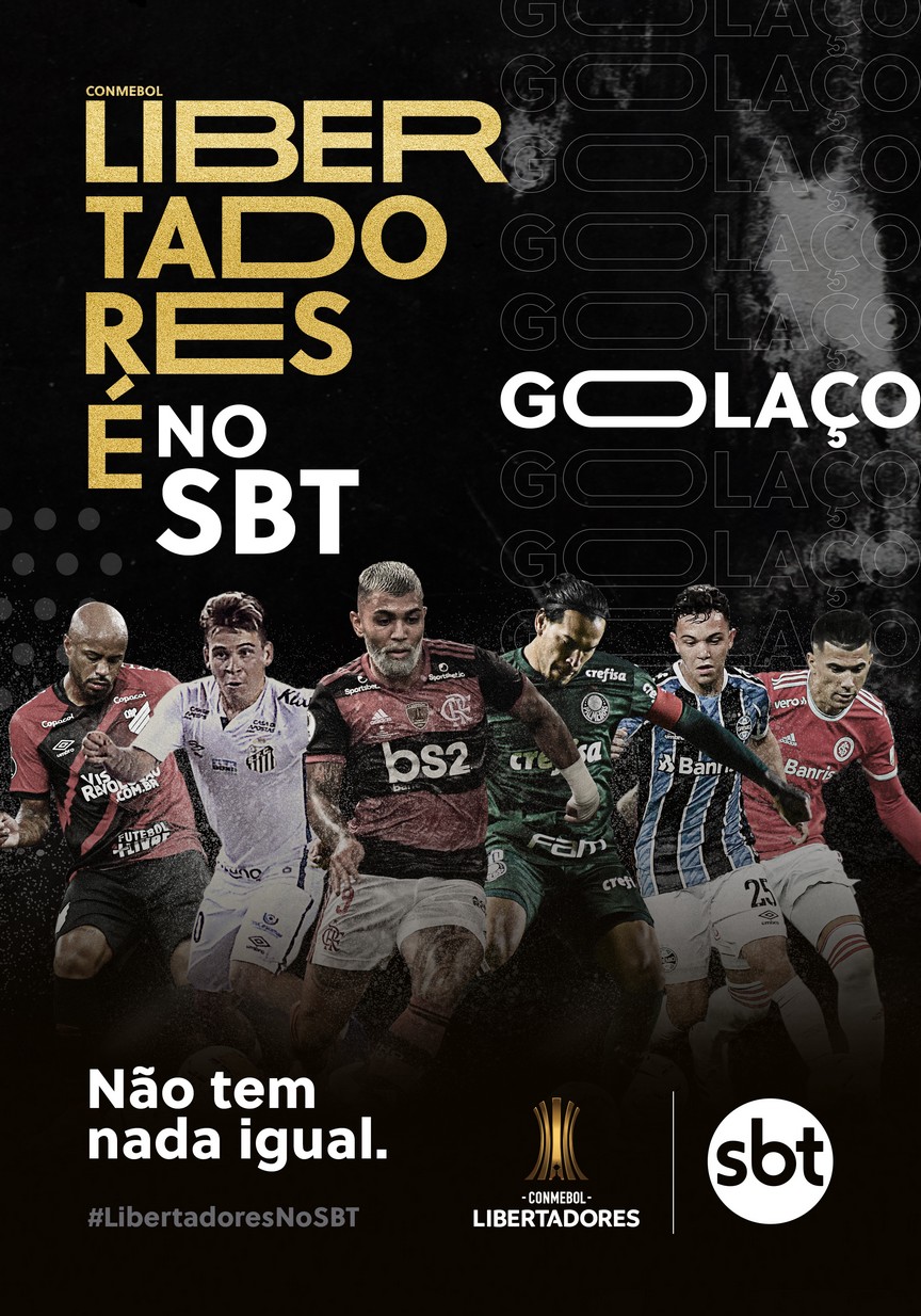 #LibertadoresNoSBT | Emissora lança nova campanha que valoriza repercussão expressiva da transmissão do campeonato