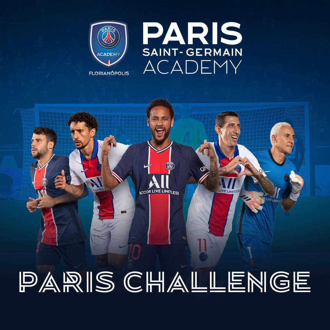 Marca Paris Saint-Germain Academy promove o Paris Challenge em Florianópolis