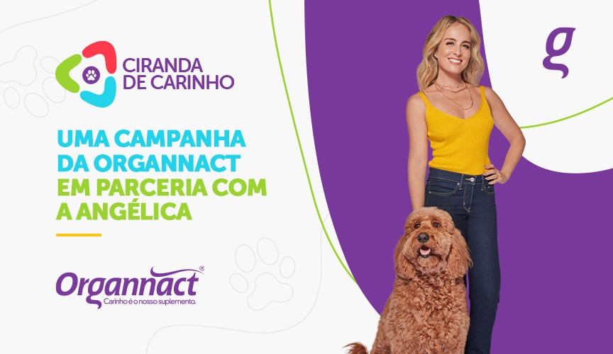 Ciranda de Carinho é tema da nova campanha da Organnact em parceria com a Angélica