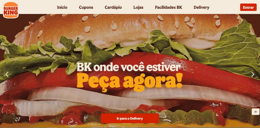Burger King apresenta novo site com foco em personalização