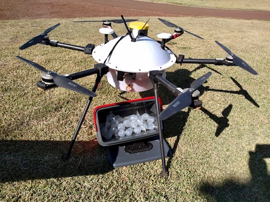 BRF realiza primeira entrega com drone