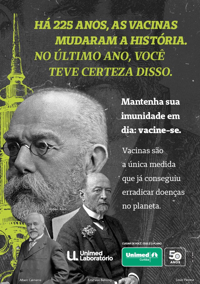 Campanha da Bronx para Unimed Curitiba destaca a responsabilidade coletiva da imunização