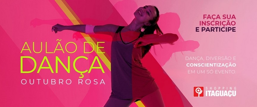 Shopping Itaguaçu e Smart Fit promovem aulão de dança para mulheres neste Outubro Rosa