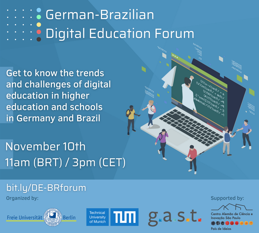Especialistas brasileiros e alemães debatem as tendências e os desafios do ensino digital